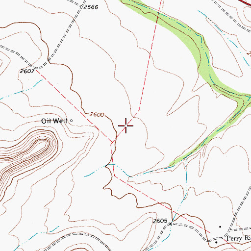 Topographic Map of Iraan Division, TX