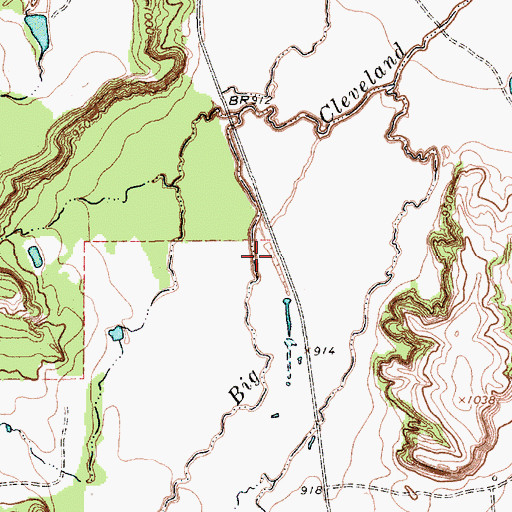 Topographic Map of Jacksboro Division, TX