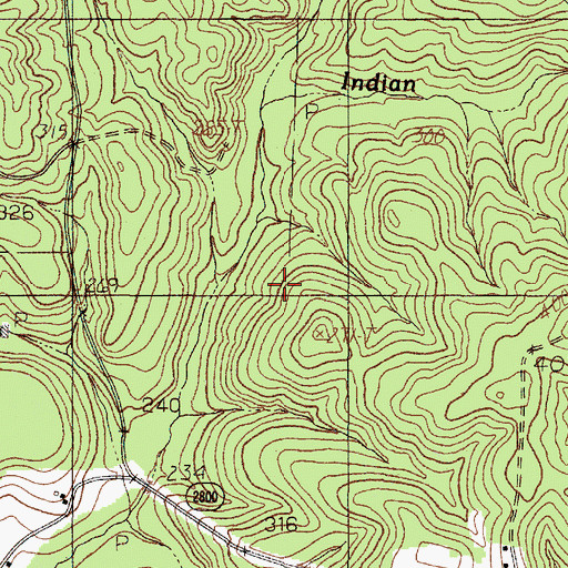 Topographic Map of Jasper Division, TX