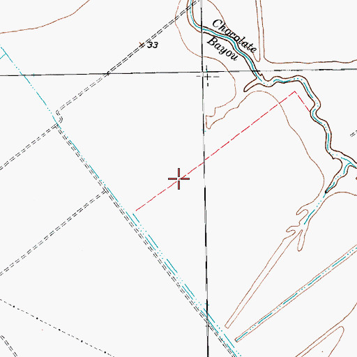 Topographic Map of Kamey-Sixmile Division, TX