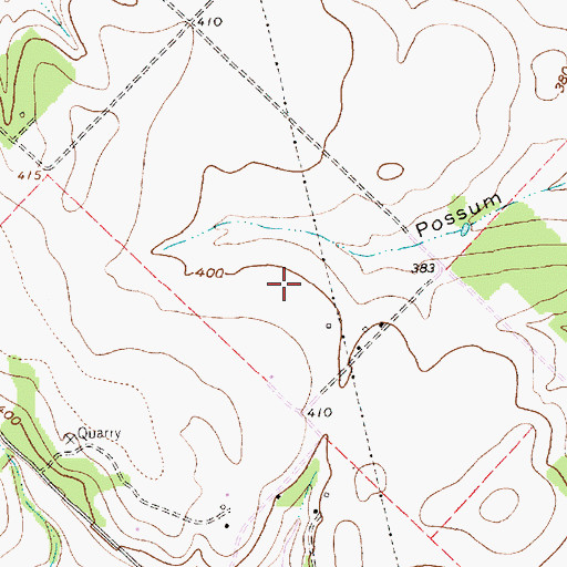 Topographic Map of Kenedy Division, TX