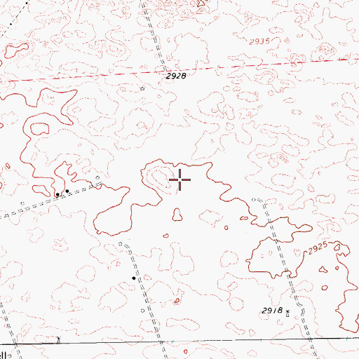 Topographic Map of Kermit Division, TX