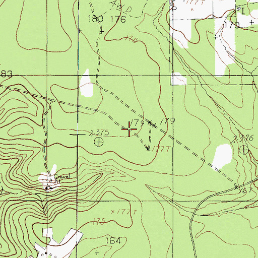 Topographic Map of Kirbyville Division, TX