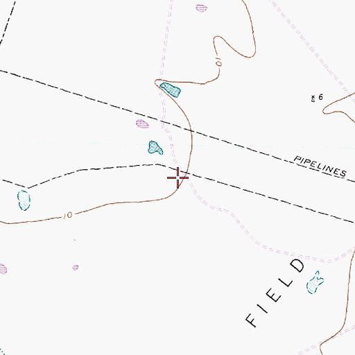 Topographic Map of La Marque-Hitchcock Division, TX
