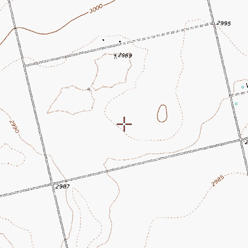 Topographic Map of Lamesa Northeast Division, TX
