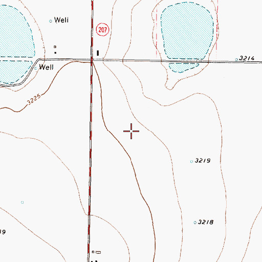 Topographic Map of Lockney Division, TX