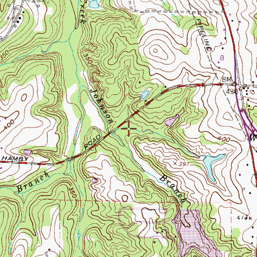 Topographic Map of Longview Northwest Division, TX
