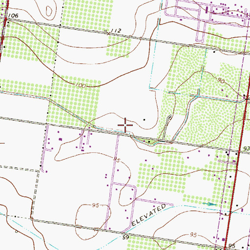 Topographic Map of McAllen-Pharr Division, TX
