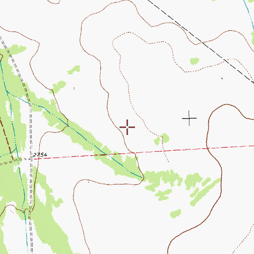 Topographic Map of McCamey Division, TX