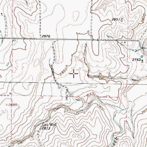 Topographic Map of McLean Division, TX