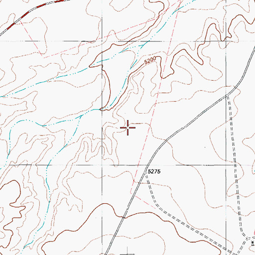 Topographic Map of Marfa Division, TX