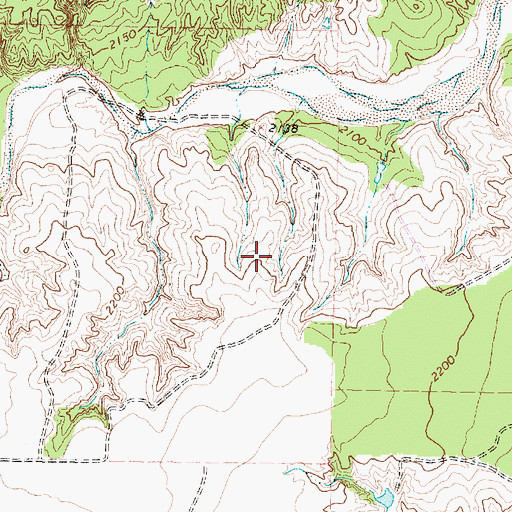 Topographic Map of North Motley Division, TX