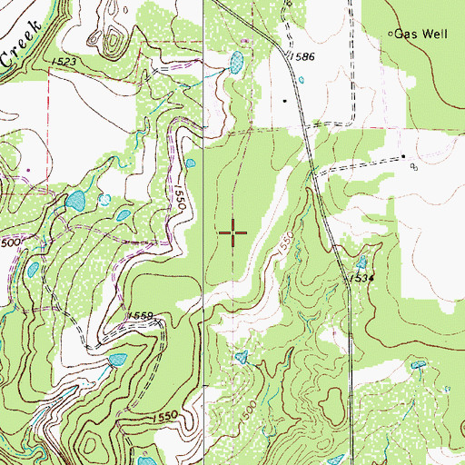Topographic Map of May Division, TX