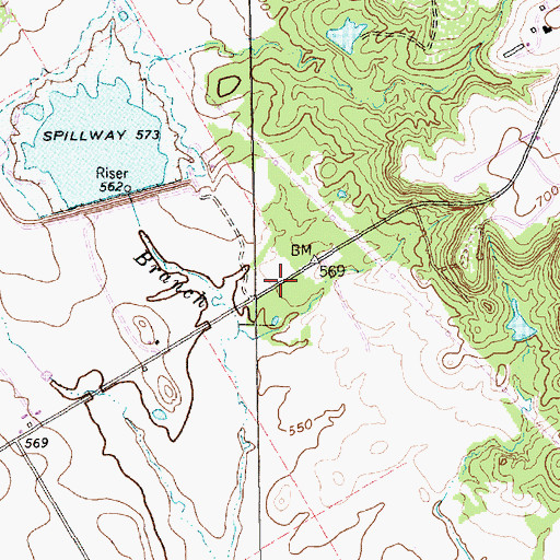 Topographic Map of Maypearl Division, TX