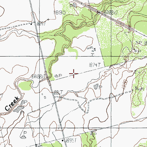 Topographic Map of Merkel Division, TX