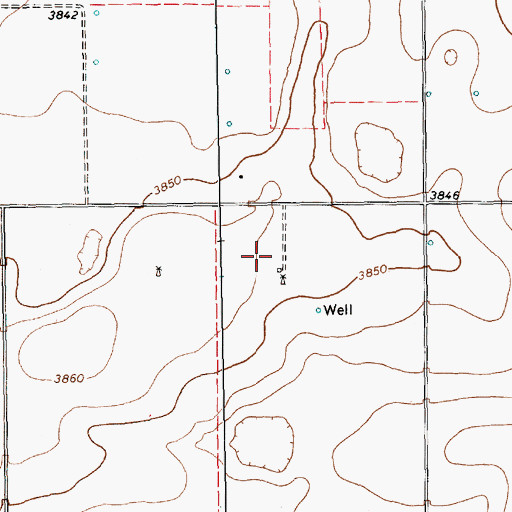 Topographic Map of Morton Division, TX