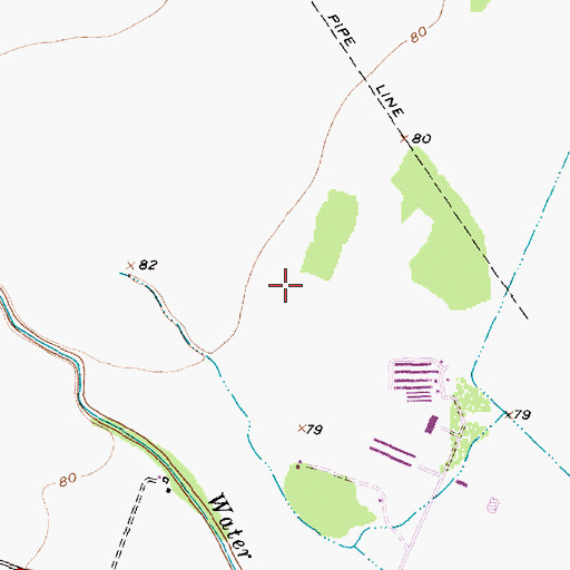 Topographic Map of Boling-Newgulf Division, TX