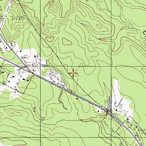 Topographic Map of Newton Division, TX