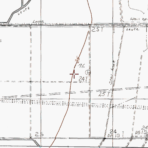 Topographic Map of Nome-China Division, TX