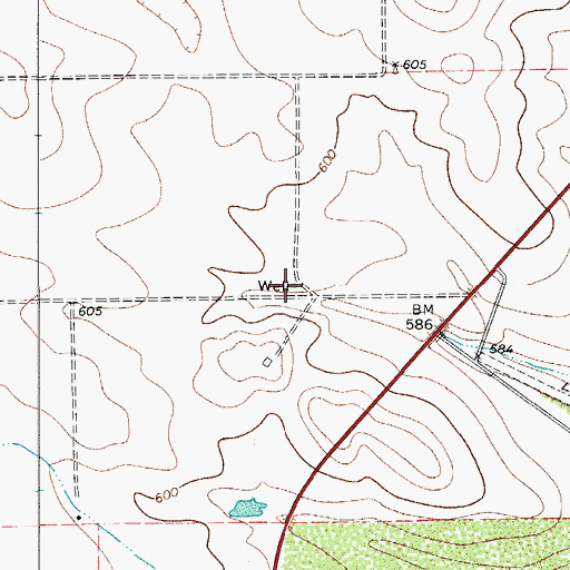 Topographic Map of North Jim Hogg Division, TX
