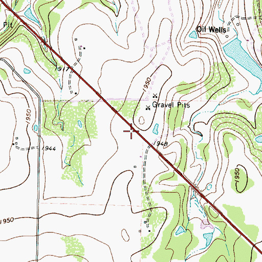 Topographic Map of Novice Division, TX