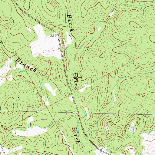 Topographic Map of Oakwood Division, TX