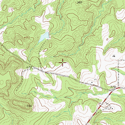 Topographic Map of Ore City Division, TX