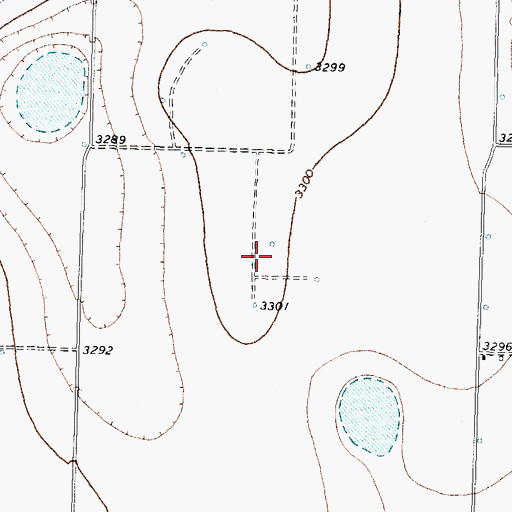 Topographic Map of Petersburg Division, TX