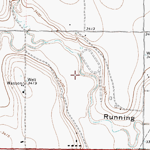 Topographic Map of Plainview Division, TX