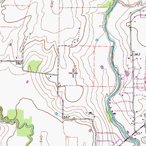 Topographic Map of Plano Division, TX