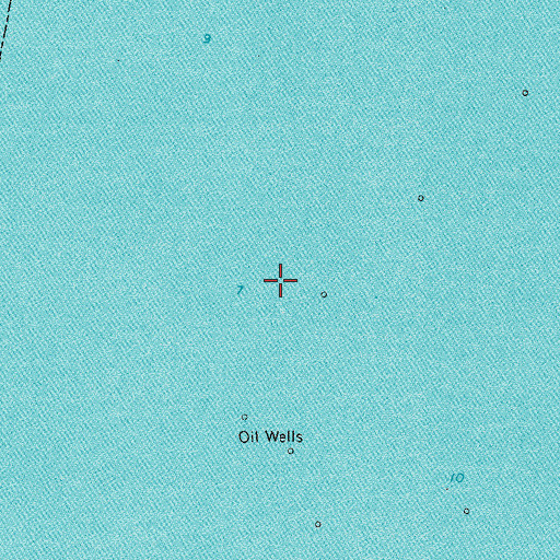 Topographic Map of Port Aransas Division, TX