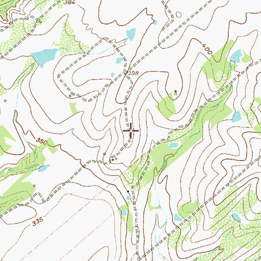 Topographic Map of Poth Division, TX