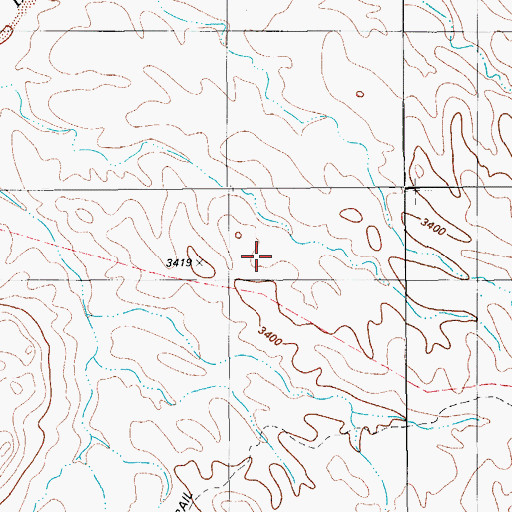 Topographic Map of Presidio Division, TX