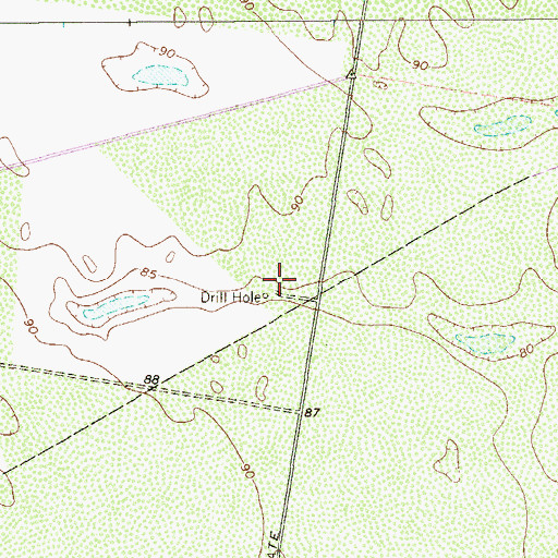 Topographic Map of Puerto Rico-San Manuel Division, TX