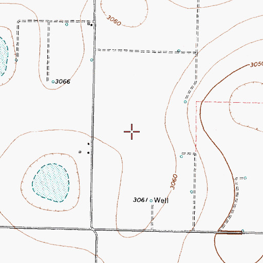 Topographic Map of Ralls Division, TX