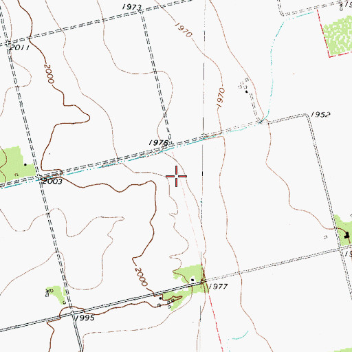 Topographic Map of Rotan Division, TX