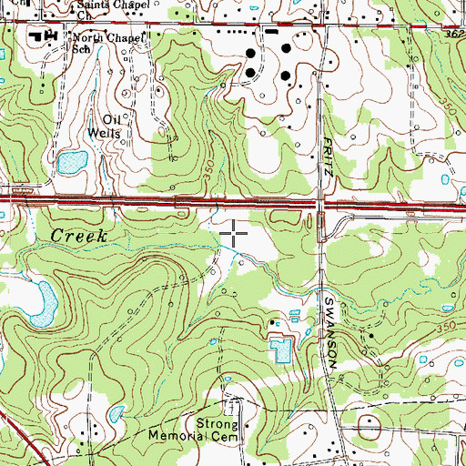 Topographic Map of Liberty City Division, TX