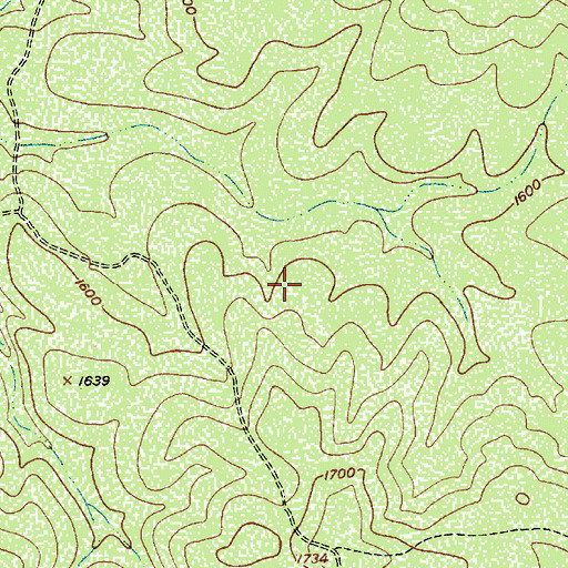 Topographic Map of San Saba Division, TX