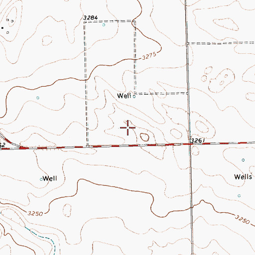 Topographic Map of Seagraves Division, TX