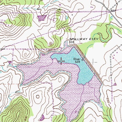 Topographic Map of Seguin North Division (historical), TX