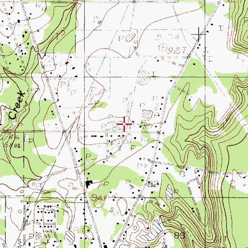 Topographic Map of Silsbee Division, TX