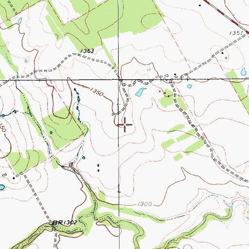 Topographic Map of Stephenville Division, TX