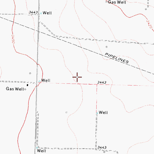 Topographic Map of Sunray Division, TX