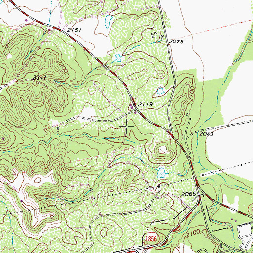 Topographic Map of Sweetwater Division, TX