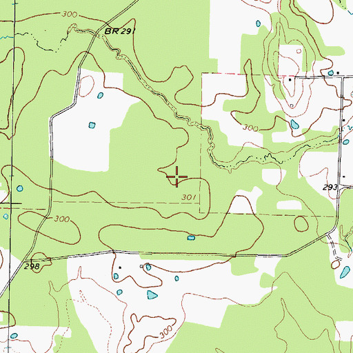 Topographic Map of Talco Division, TX