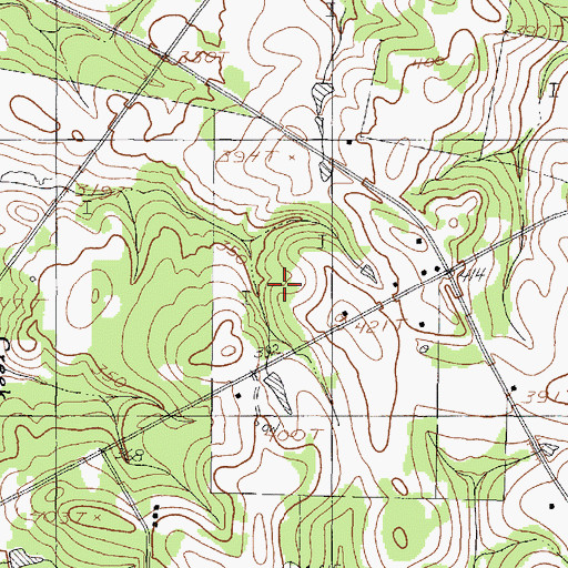 Topographic Map of Tatum Division, TX