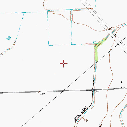 Topographic Map of Tidehaven Division, TX
