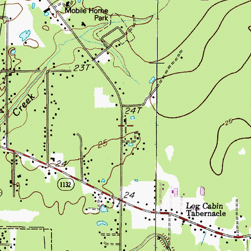 Topographic Map of Vidor Division, TX