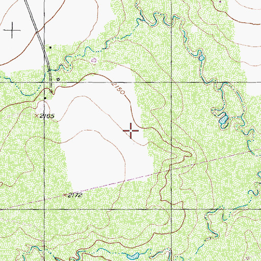 Topographic Map of Westbrook Division, TX