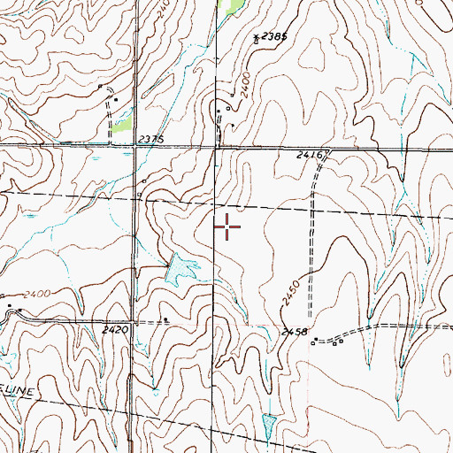 Topographic Map of Wheeler Division, TX